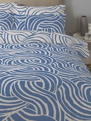 Copenhagen Home Blue Sofia Duvet Cover Set - Image 4 of 5