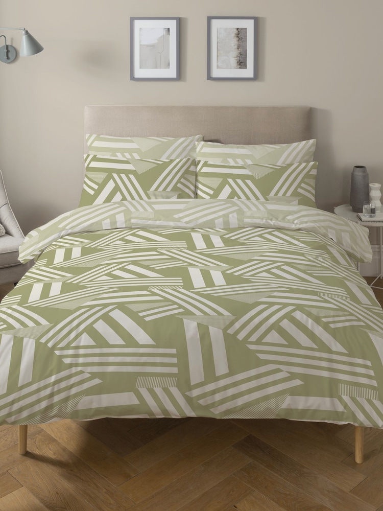 Copenhagen Home Green Noa Duvet Cover Set - Image 2 of 4