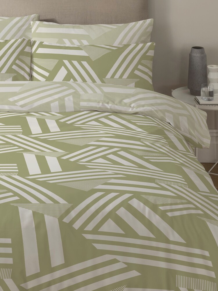 Copenhagen Home Green Noa Duvet Cover Set - Image 4 of 4