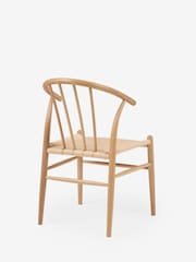 Jasper Conran London Set of 2 Oak Bray Dining Chairs - Image 4 of 6
