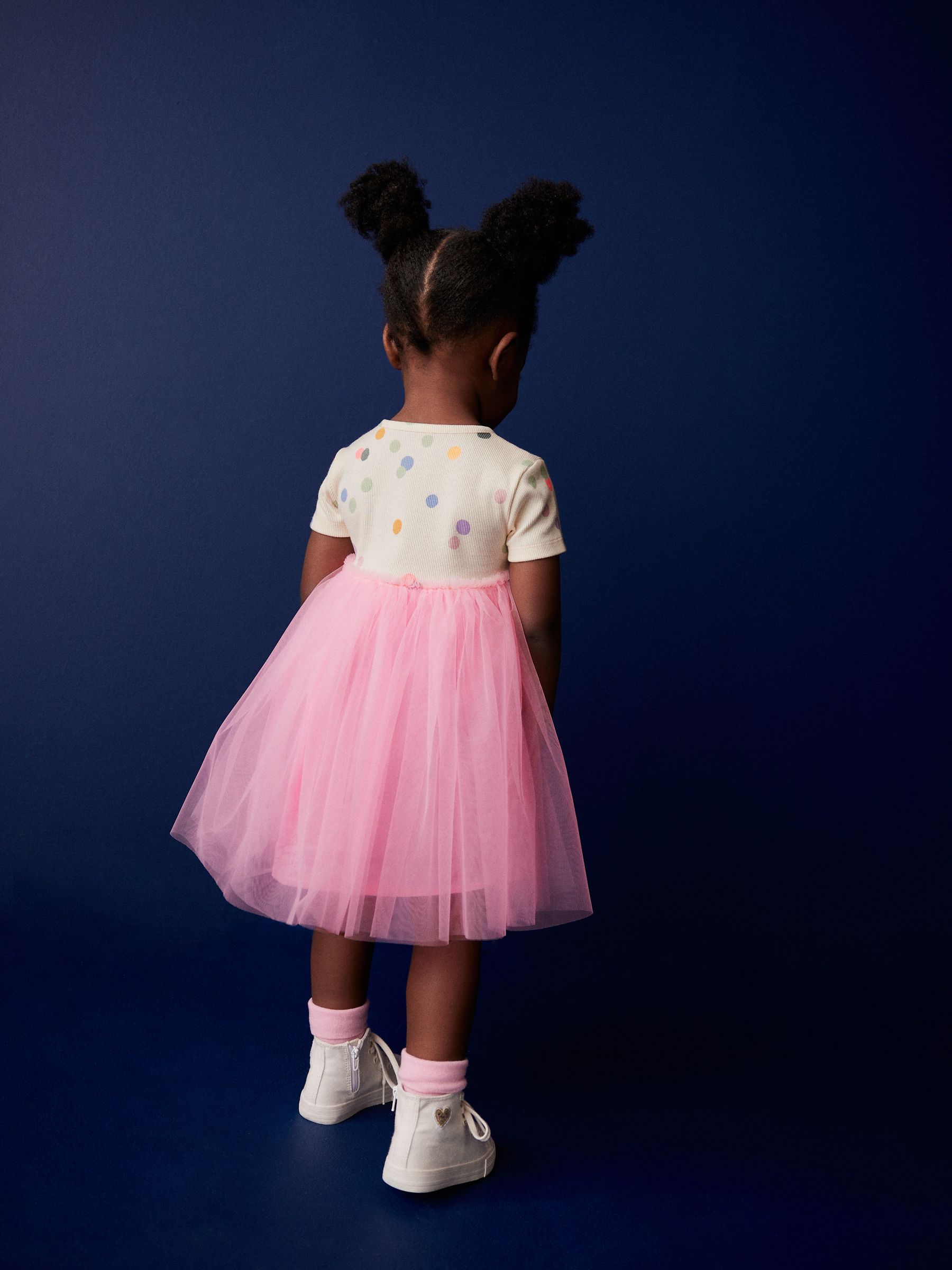 ワンピース uhr Dot Mini Dress 3-4y uhr dot mini dress ワンピース 3