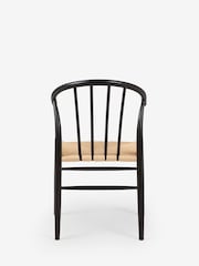 Jasper Conran London Set of 2 Black Bray Dining Chairs - Image 5 of 6