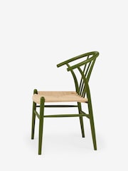 Jasper Conran London Set of 2 Green Bray Dining Chairs - Image 3 of 6