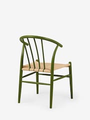 Jasper Conran London Set of 2 Green Bray Dining Chairs - Image 4 of 6