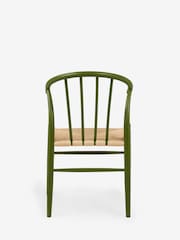 Jasper Conran London Set of 2 Green Bray Dining Chairs - Image 5 of 6