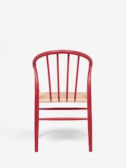 Jasper Conran London Set of 2 Red Bray Dining Chairs - Image 5 of 5