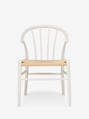 Jasper Conran London Set of 2 White Bray Dining Chairs - Image 2 of 6