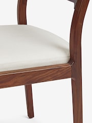 Jasper Conran London Set of 2 Natural Belgrave Dining Chairs - Image 6 of 6