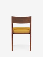 Jasper Conran London Set of 2 Ochre Yellow Belgrave Dining Chairs - Image 5 of 6