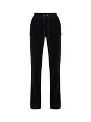 Juicy Couture Black Womens Velour Straight Leg Joggers - Image 3 of 5