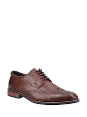 Hush Puppies Dustin Brogue Shoes - Image 2 of 4