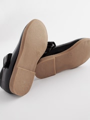 Patent Black Leather Leather Mary Jane Touch fastening Brogues - Image 5 of 5
