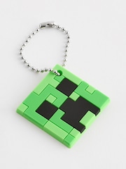 Black Wide Fit (G) Minecraft Elastic Lace School Shoes - Image 5 of 5
