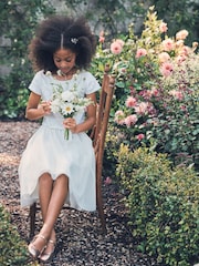 Angel & Rocket White Sequin Leonie Top & Skirt Set - Image 2 of 5