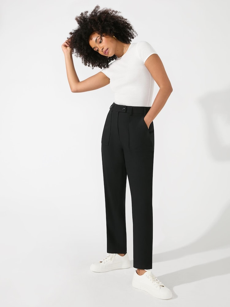 Ro&Zo Patch Pocket Black Trousers - Image 2 of 8