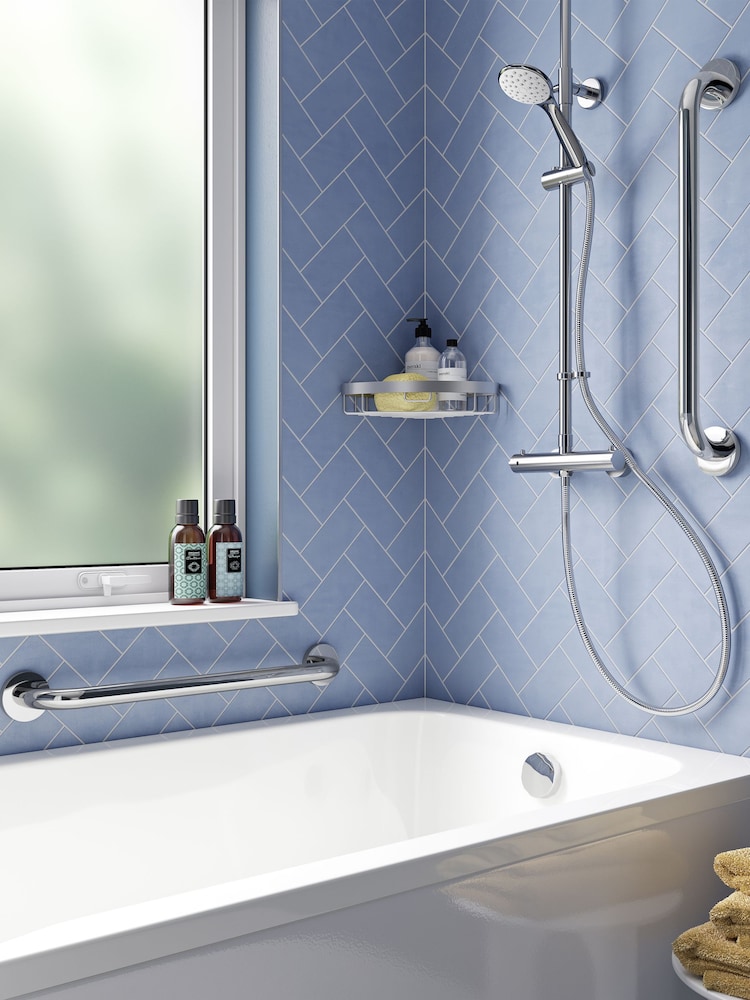 CROYDEX 600mm Stainless Steel Straight Grab Bar - Image 1 of 4
