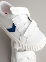 White Wide Fit (G) Two Strap Touch Fastening Shoes - Image 5 of 6
