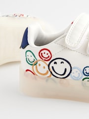 White Rainbow Happy Light-Up Trainers - Image 2 of 6