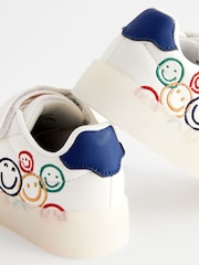 White Rainbow Happy Light-Up Trainers - Image 3 of 6