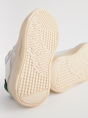 White Standard Fit (F) Elastic Lace Trainers - Image 8 of 10