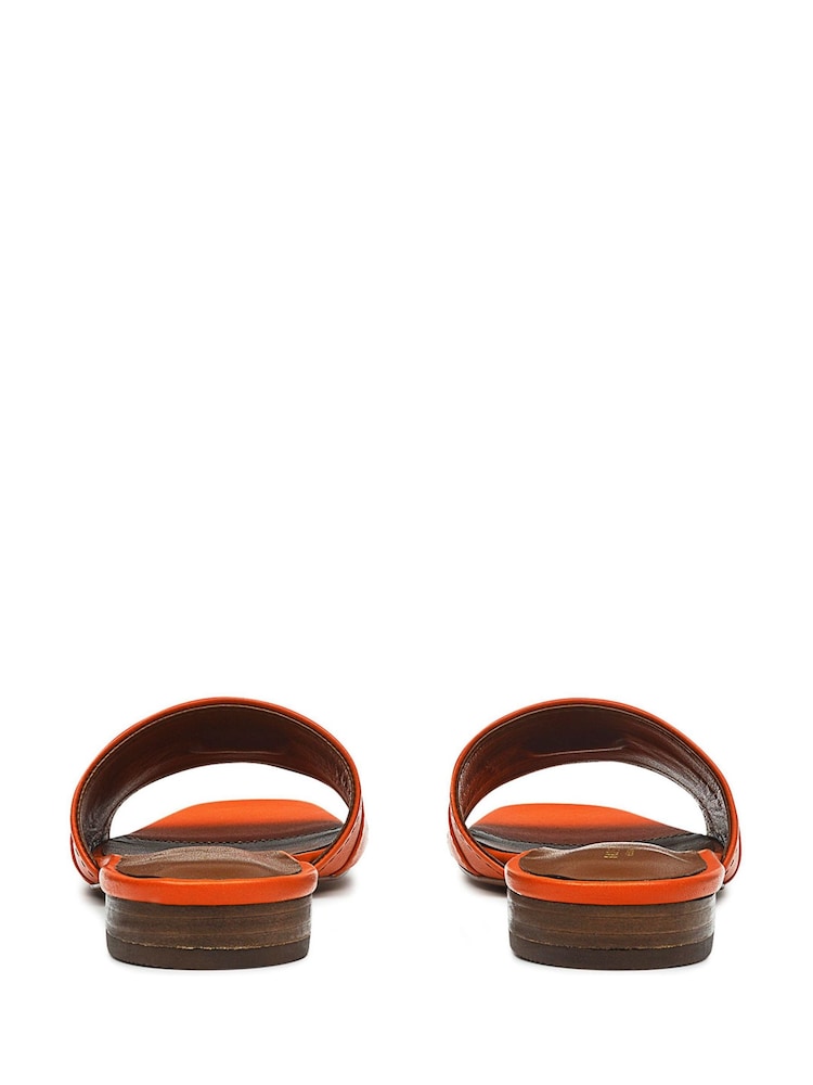 Radley London Orange Trinity Way Heirloom Mules - Image 2 of 3