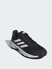 adidas Black Courtjam Control 3 Clay Tennis Shoes - Image 1 of 4