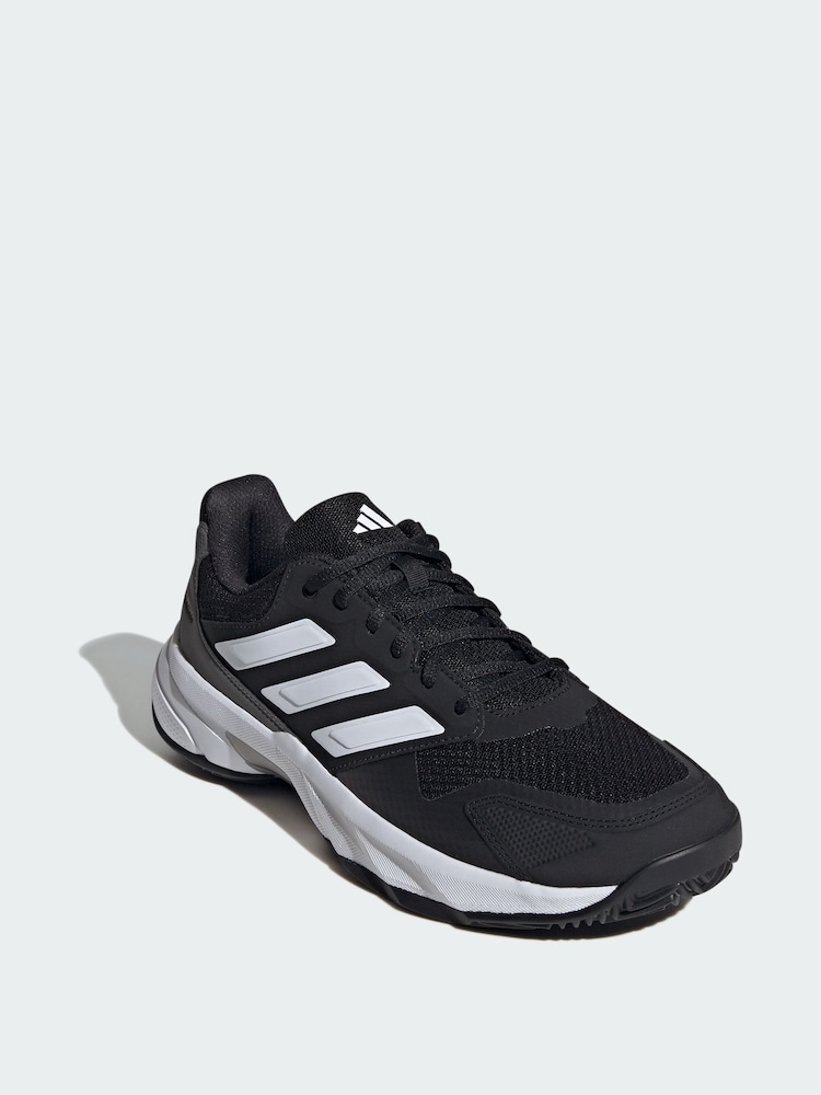 adidas Black Courtjam Control 3 Clay Tennis Shoes - Image 1 of 4 adidas Black Courtjam Control 3 Clay Tennis Shoes - Image 1 of 4
