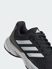 adidas Black Courtjam Control 3 Clay Tennis Shoes - Image 3 of 4
