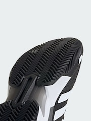 adidas Black Courtjam Control 3 Clay Tennis Shoes - Image 4 of 4