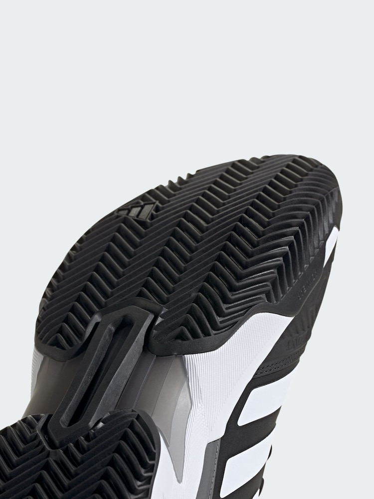 adidas Black Courtjam Control 3 Clay Tennis Shoes - Image 4 of 4 adidas Black Courtjam Control 3 Clay Tennis Shoes - Image 4 of 4
