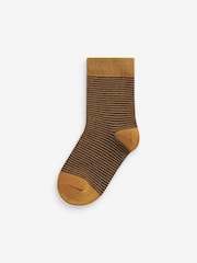 Multi Stripe Cotton Rich Socks 7 Pack - Image 4 of 8