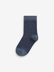 Multi Stripe Cotton Rich Socks 7 Pack - Image 6 of 8