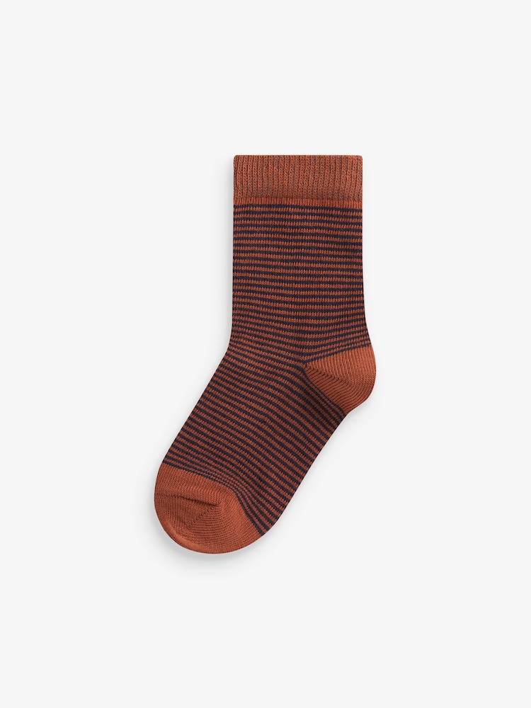 Multi Stripe Cotton Rich Socks 7 Pack - Image 8 of 8