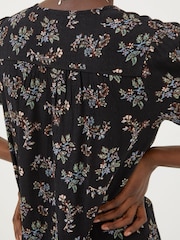 FatFace Black Cassidy Craft Floral Tunic - Image 4 of 5