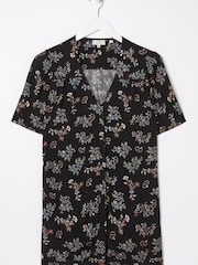 FatFace Black Cassidy Craft Floral Tunic - Image 5 of 5