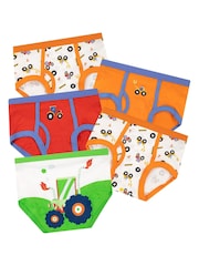 Harry Bear Multi Tractor 100% Cotton Underwears 5 Pack - Image 1 of 5