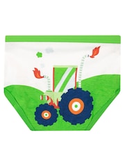 Harry Bear Multi Tractor 100% Cotton Underwears 5 Pack - Image 4 of 5