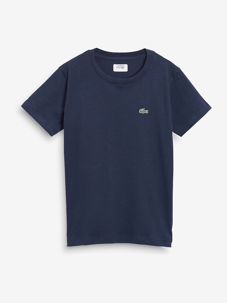 Темно-синий - Спортивная футболка Lacoste® - Изображение 2 из 5