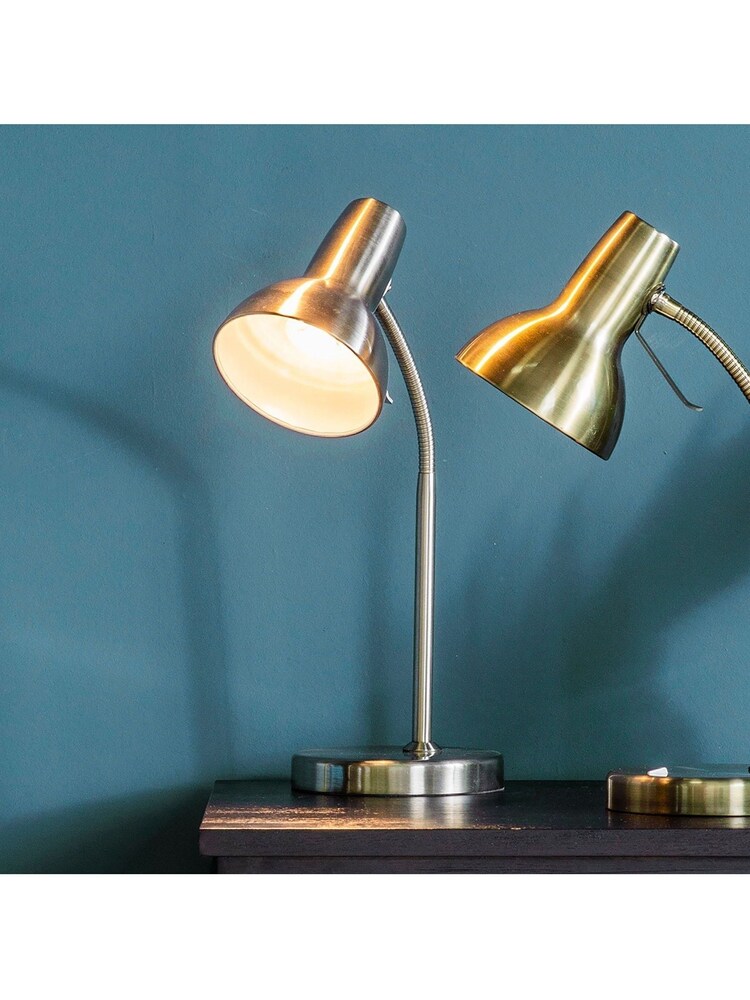 Gallery Home Silver Prairie USB Table Lamp - Image 1 of 6