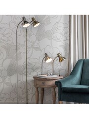 Gallery Home Silver Prairie USB Table Lamp - Image 2 of 6