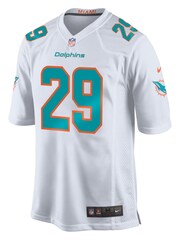 Nike White Miami Dolphins Road Game Jersey - Minkah Fitzpatrick - Image 2 of 3