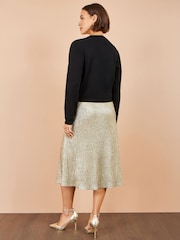 Yumi Black Bow Button Cardigan - Image 5 of 5