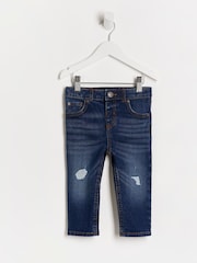 Dunkelblau - River Island – Skinny-Jeans für Jungen aus 100 % Baumwolle - Bild 1 von 3