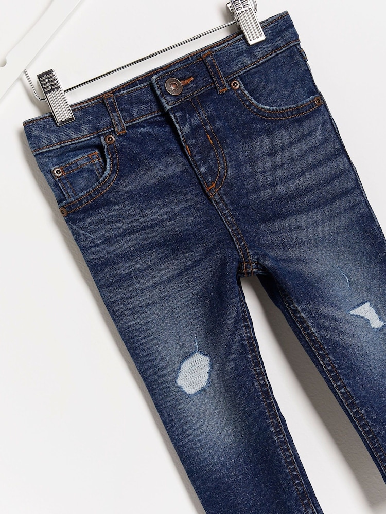 Dunkelblau - River Island – Skinny-Jeans für Jungen aus 100 % Baumwolle - Bild 3 von 3