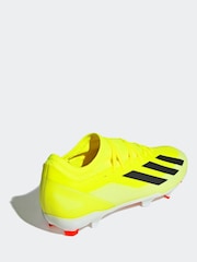 adidas Yellow Football X Crazyfast League Firm Ground Adult Boots - Image 5 of 13