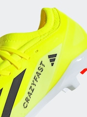 adidas Yellow Football X Crazyfast League Firm Ground Adult Boots - Image 10 of 13
