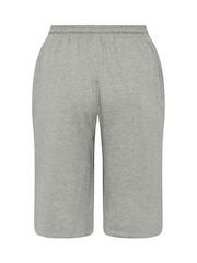 Yours Curve Grey Long Sweat Shorts - Image 6 of 6