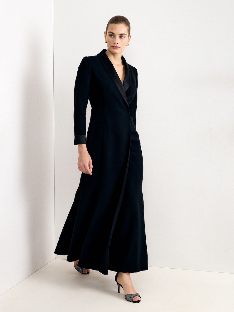 Phase Eight Black Victoria Tux Dress - Image 1 of 6