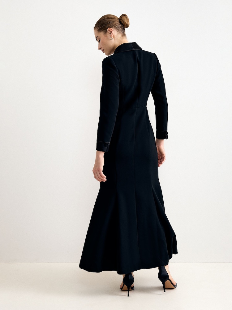 Phase Eight Black Victoria Tux Dress - Image 2 of 6