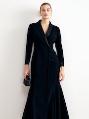 Phase Eight Black Victoria Tux Dress - Image 3 of 6